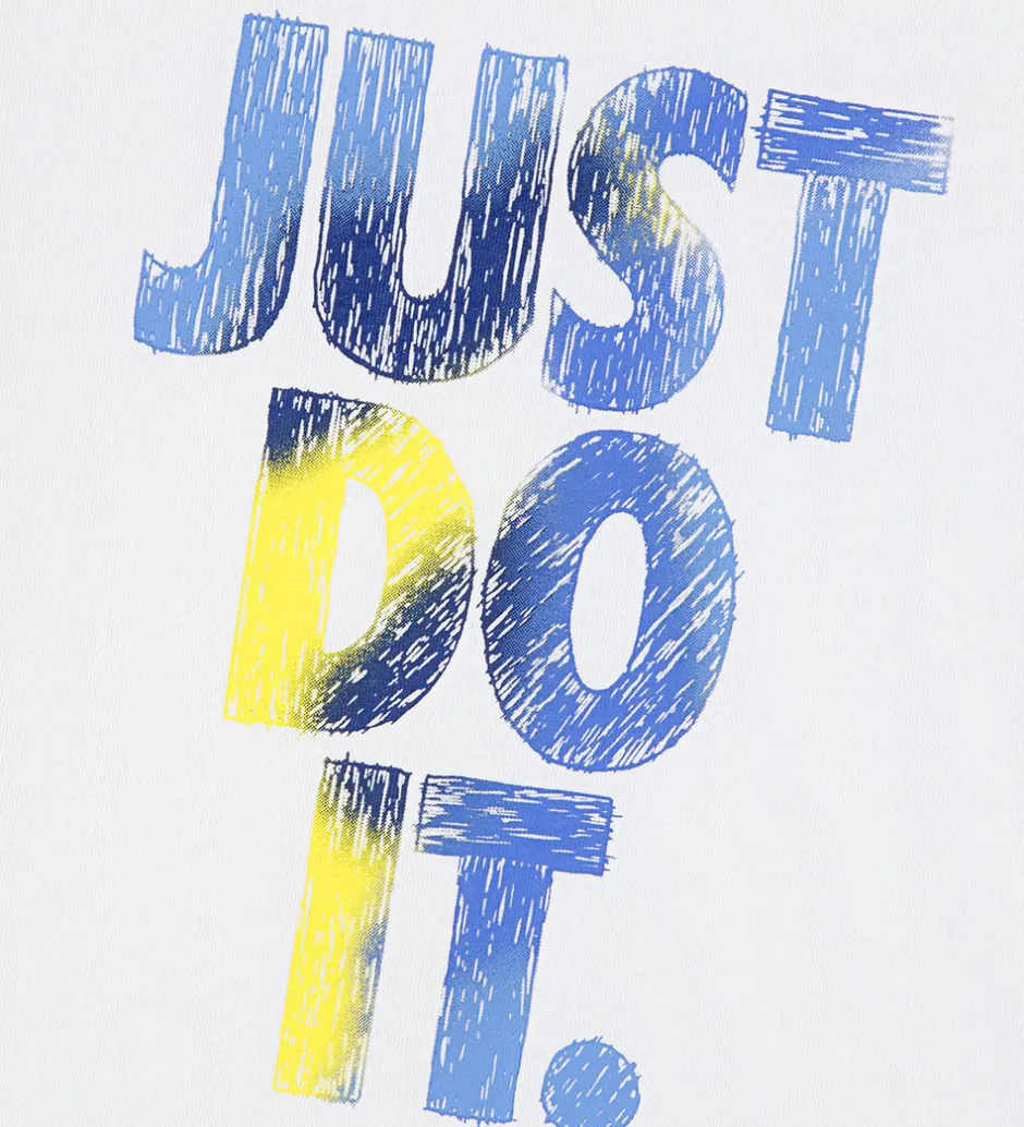 T-Shirts|Basis|Nike Bluse - Hvid m. Print