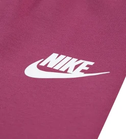 Sweatshirts|Nike Bluse/Bukser - Wide Leg - Sweet Beet