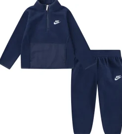 Bukser Og Jeans|Fleece|Nike Fleecesæt - Lifestyle - Midnight Navy