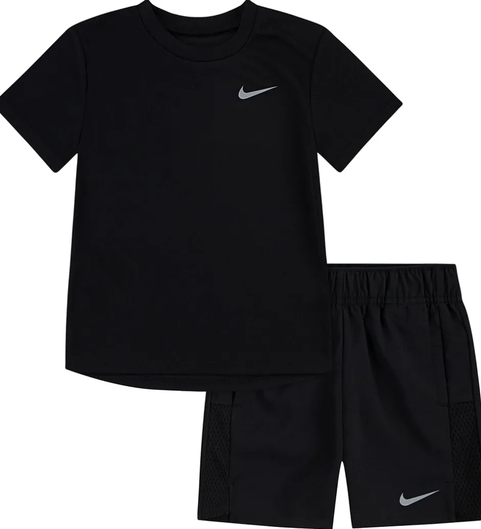 T-Shirts|Shorts Og Knickers|Nike Shortssæt - Sort