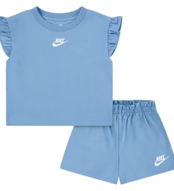 Toppe|Nike Shortssæt - Top/Shorts - Blue Beyond