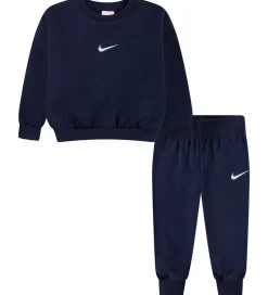 Bukser Og Jeans|Sweatshirts|Nike Sweatsæt - Essential - Midnight Navy