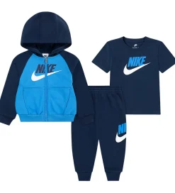 Sweatshirts|Nike Sweatsæt - Midnight Navy/Blå