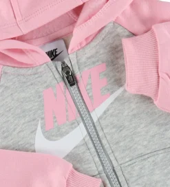 Sweatshirts|Nike Sweatsæt - Soft Pink/Gråmeleret