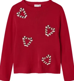 Juletøj|Name It Nmae It Bluse - Strik - NkfRajul - Jester Red