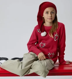 Juletøj|Name It Nmae It Bluse - Strik - NkfRajul - Jester Red