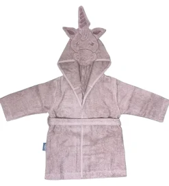 Badekåber|Nørgaard Madsens Badekåbe - Pale Mauve m. Enhjørning