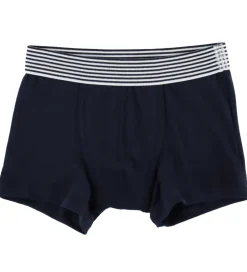 Undertøj|Petit Bateau Boxershorts - 2-pak - Navy/Gråmeleret