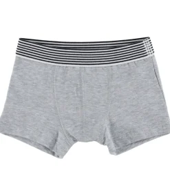 Undertøj|Petit Bateau Boxershorts - 2-pak - Navy/Gråmeleret