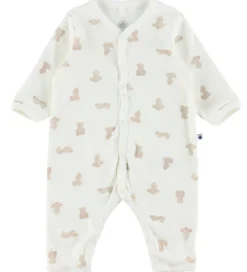 Heldragter|Petit Bateau Natdragt - Marshmallow/Brun