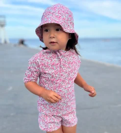 Badetøj|Petit Crabe Badebluse - Luna - UV50+ - Wiltshire Bud