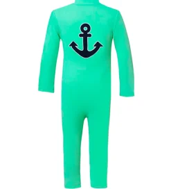 Badetøj|Petit Crabe Badeheldragt - Lou - UV50+ - Parrot m. Anker