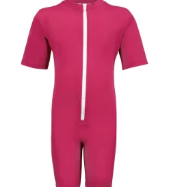 Badetøj|Petit Crabe Badeheldragt - Noe - UV50+ - Mulberry m. Kanin