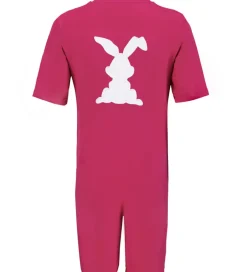 Badetøj|Petit Crabe Badeheldragt - Noe - UV50+ - Mulberry m. Kanin