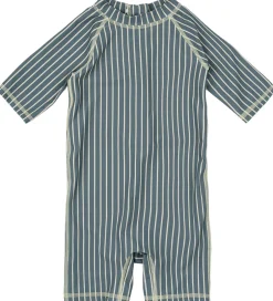 Badetøj|Petit Piao Badeheldragt - Blue Mirage/Off White