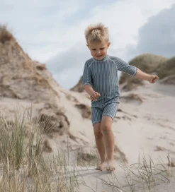 Badetøj|Petit Piao Badeheldragt - Blue Mirage/Off White