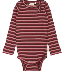 Bodyer|Petit Piao Body l/æ - Rib - Modal - Biking Red Multistripe