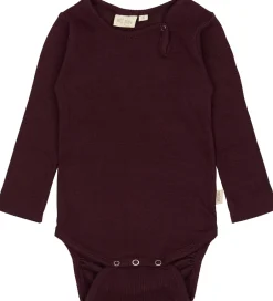 Bodyer|Petit Piao Body l/æ - Rib - Modal - Dark Grape
