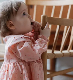 Kjoler|Petit Piao Kjole - Pink Heart m. Flæser