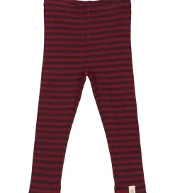 Leggings|Petit Piao Leggings - Rib - Modal - Dark Grape/Biking Red