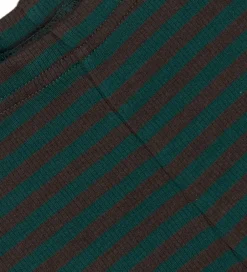 Leggings|Petit Piao Leggings - Rib - Modal - Dark Sea/Coffe Bean