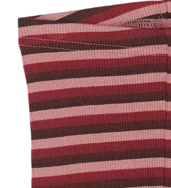Leggings|Petit Piao Leggings - Rib - Modal - Biking Red Multistripe
