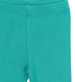 Leggings|Petit Piao Leggings - Rib - Modal - Turquiose
