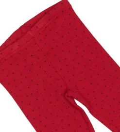Leggings|Petit Piao Leggings - Rib - Modal - Jet Red/Biking Red