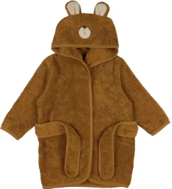 Badekåber|Pippi Baby Badekåbe - Almond m. Bjørn