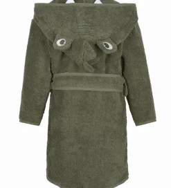 Badekåber|Pippi Baby Badekåbe - Deep Lichen Green m. Drage