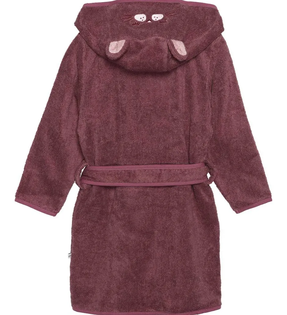 Badekåber|Pippi Baby Badekåbe - Old Rose m. Kat