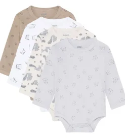 Basis|Bodyer|Pippi Baby Bodyer l/æ - 4-pak - Rainy Day