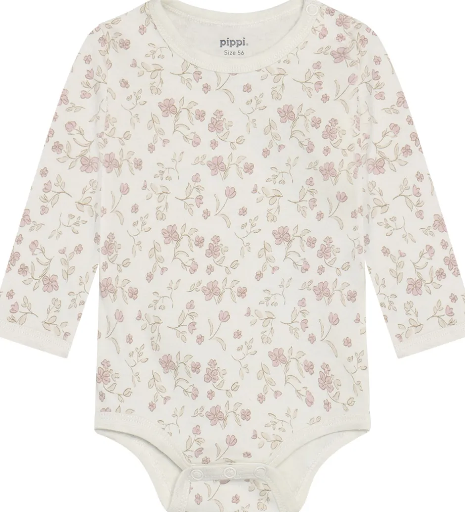 Basis|Bodyer|Pippi Baby Bodyer l/æ - 4-pak - Violet Ice