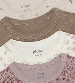 Basis|Bodyer|Pippi Baby Bodyer l/æ - 4-pak - Violet Ice