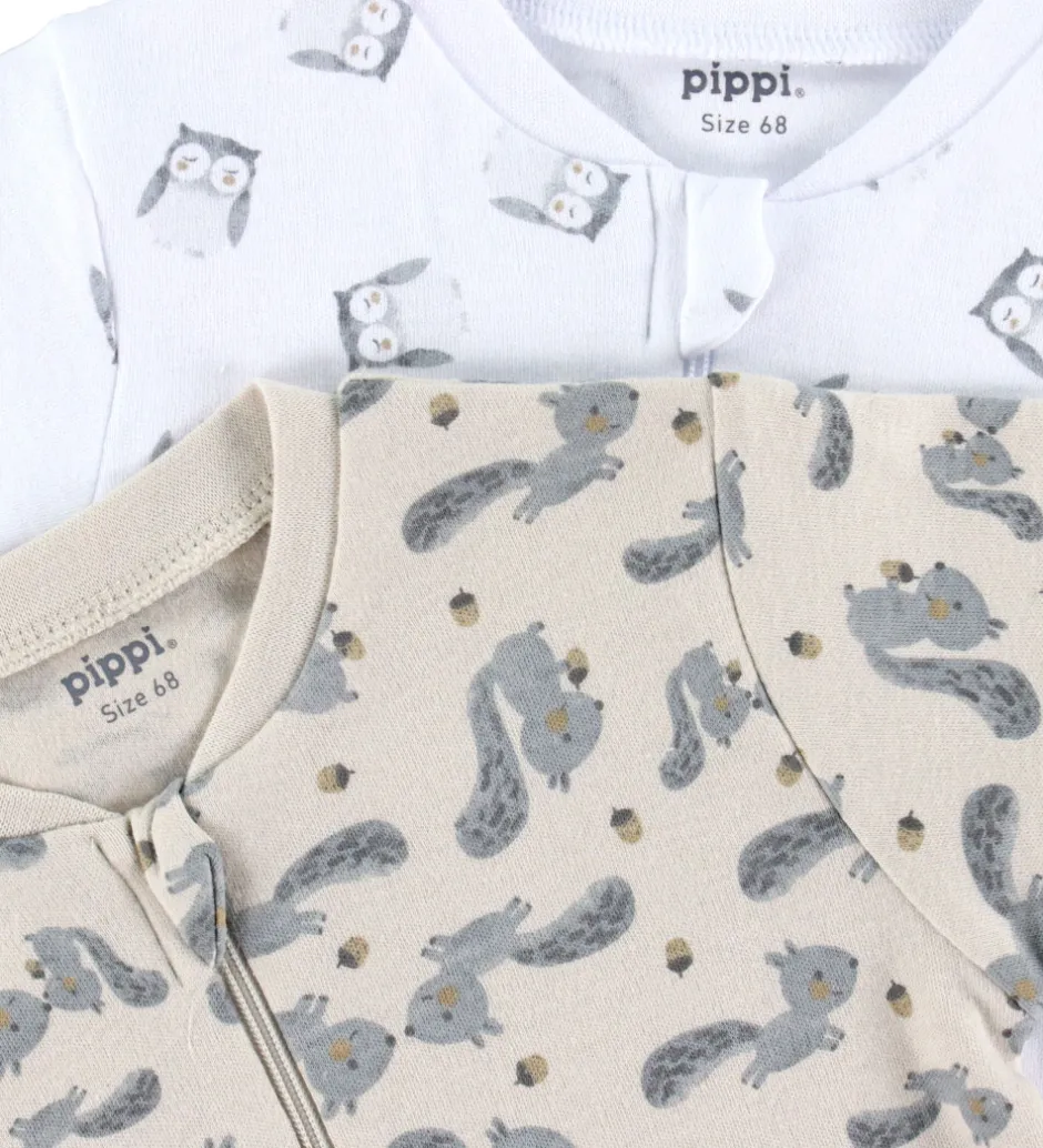 Basis|Heldragter|Pippi Baby Heldragter - Natdragter - 2-pak - Rainy Day