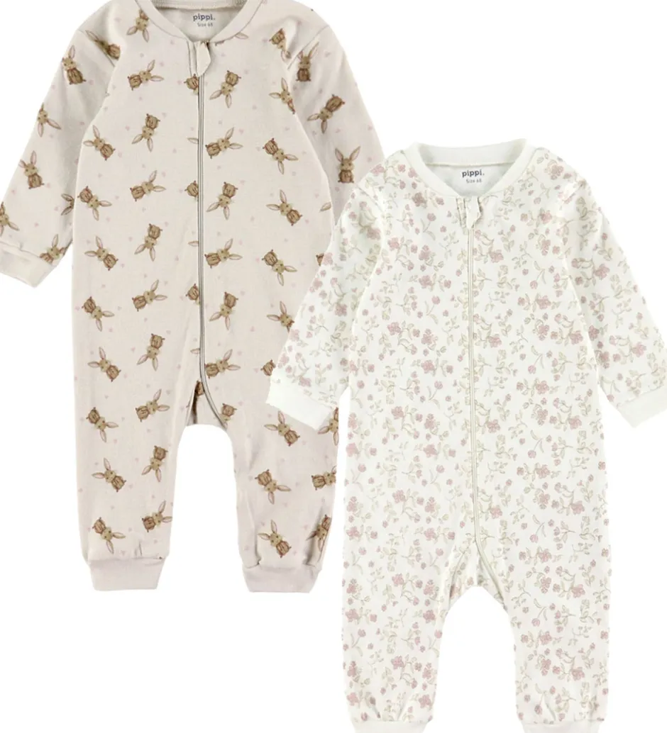 Basis|Heldragter|Pippi Baby Heldragter - Natdragter - 2-pak - Violet Ice