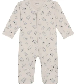 Basis|Pippi Baby Natdragter m. Fødder - 2-pak - Flint Stone