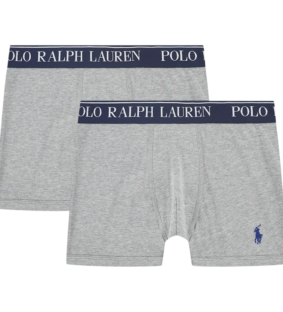 Undertøj|Basis|Polo Ralph Lauren Acc Polo Ralph Lauren Boxershorts - 2-pak - Andover Heather