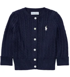 Striktrøjer|Polo Ralph Lauren Cardigan - Strik - Core Replen - Hunter Navy