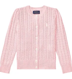 Cardigans|Polo Ralph Lauren Cardigan - Strik - Hint of Pink