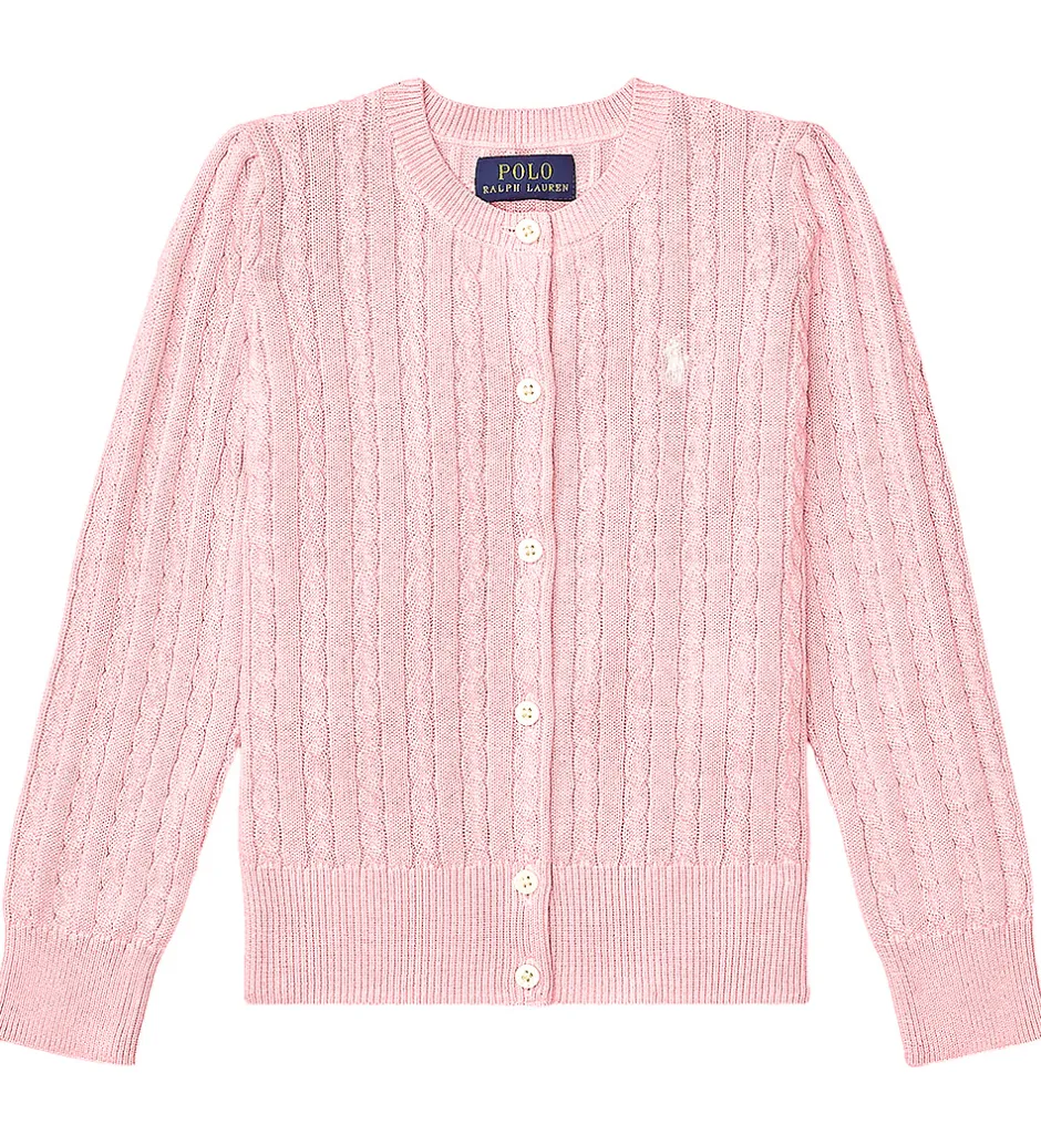Cardigans|Polo Ralph Lauren Cardigan - Strik - Hint of Pink