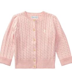 Striktrøjer|Polo Ralph Lauren Cardigan - Strik - Core Replen - Rosa