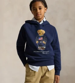 Drengetøj|Hættetrøjer|Polo Ralph Lauren Hættetrøje - Core Bear - Cruise Navy