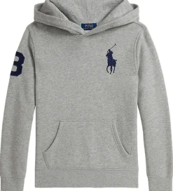 Hættetrøjer|Polo Ralph Lauren Hættetrøje - Andover Heather m. Navy