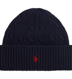Huer Og Hatte|Polo Ralph Lauren Hue - Strik - Navy