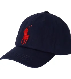 Kasketter|Polo Ralph Lauren Kasket - Navy /Rød m. Logo