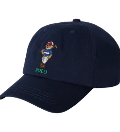 Drengetøj|Kasketter|Polo Ralph Lauren Kasket - Bear - Newport Navy