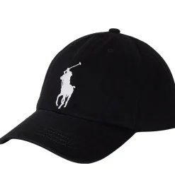 Kasketter|Polo Ralph Lauren Kasket - Sort m. Hvid