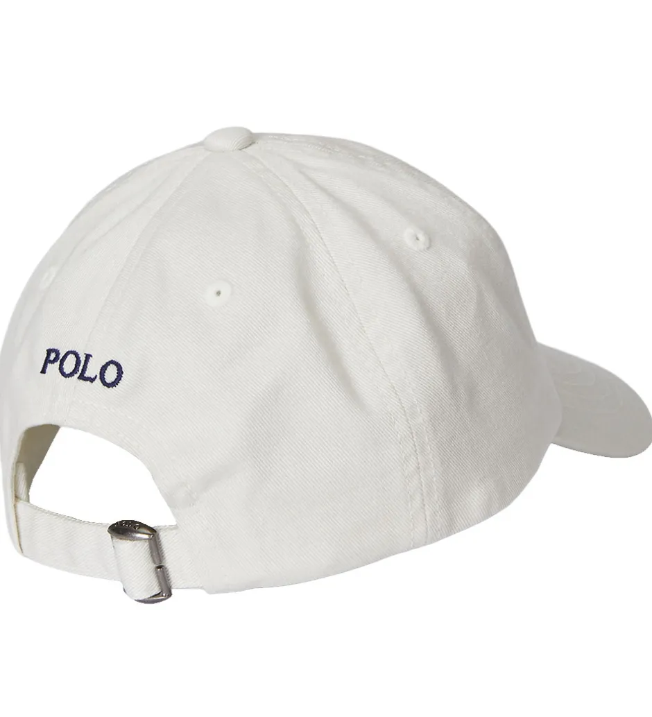 Kasketter|Polo Ralph Lauren Kasket - Sport - Hvid m. Bamse