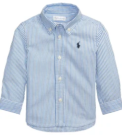 Skjorter|Konfirmationstøj|Polo Ralph Lauren Skjorte - Slim Fit - Blå/Hvidstribet